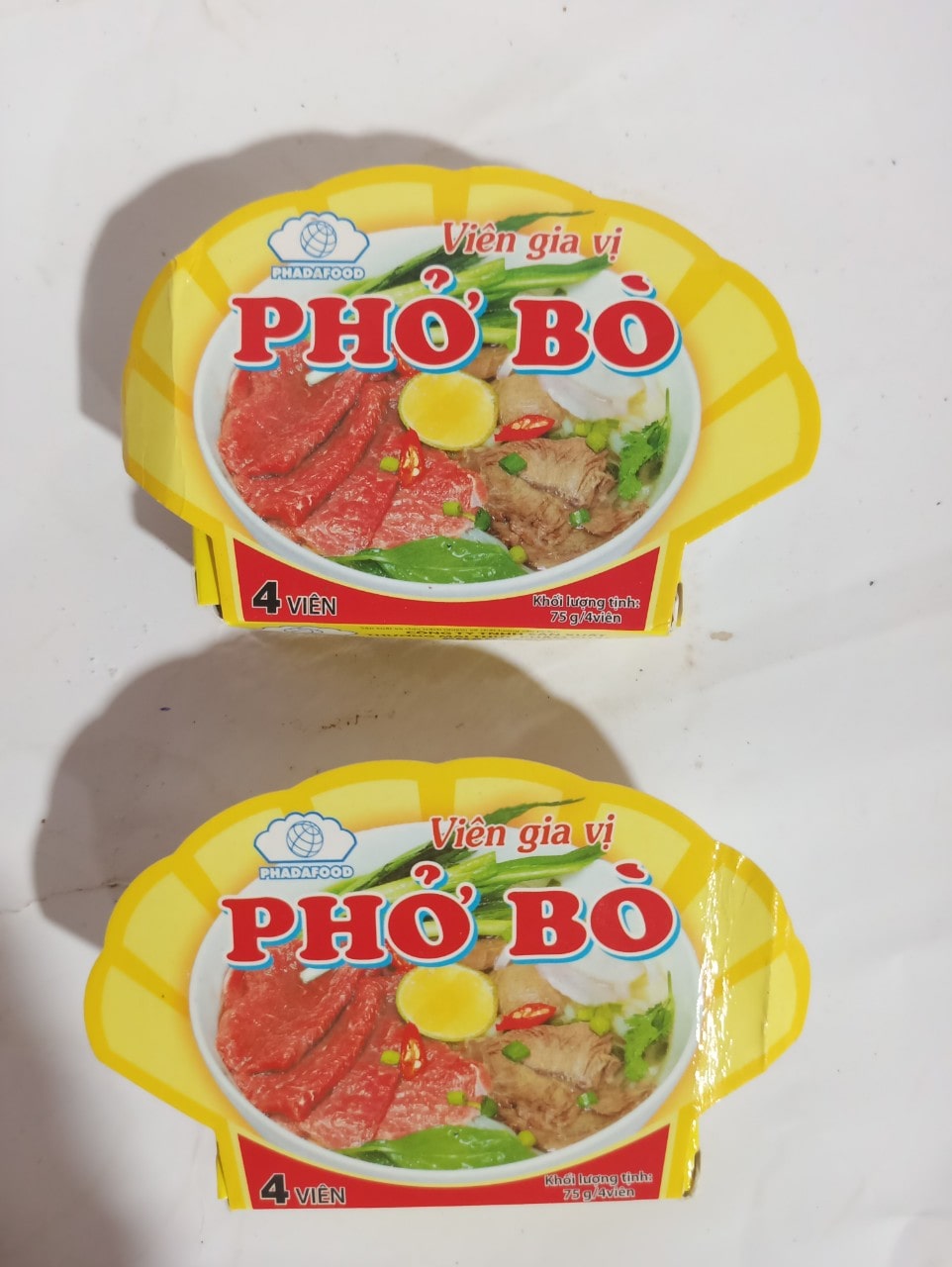 Viên gia vị phở bò/ phở gà phadafood 75g