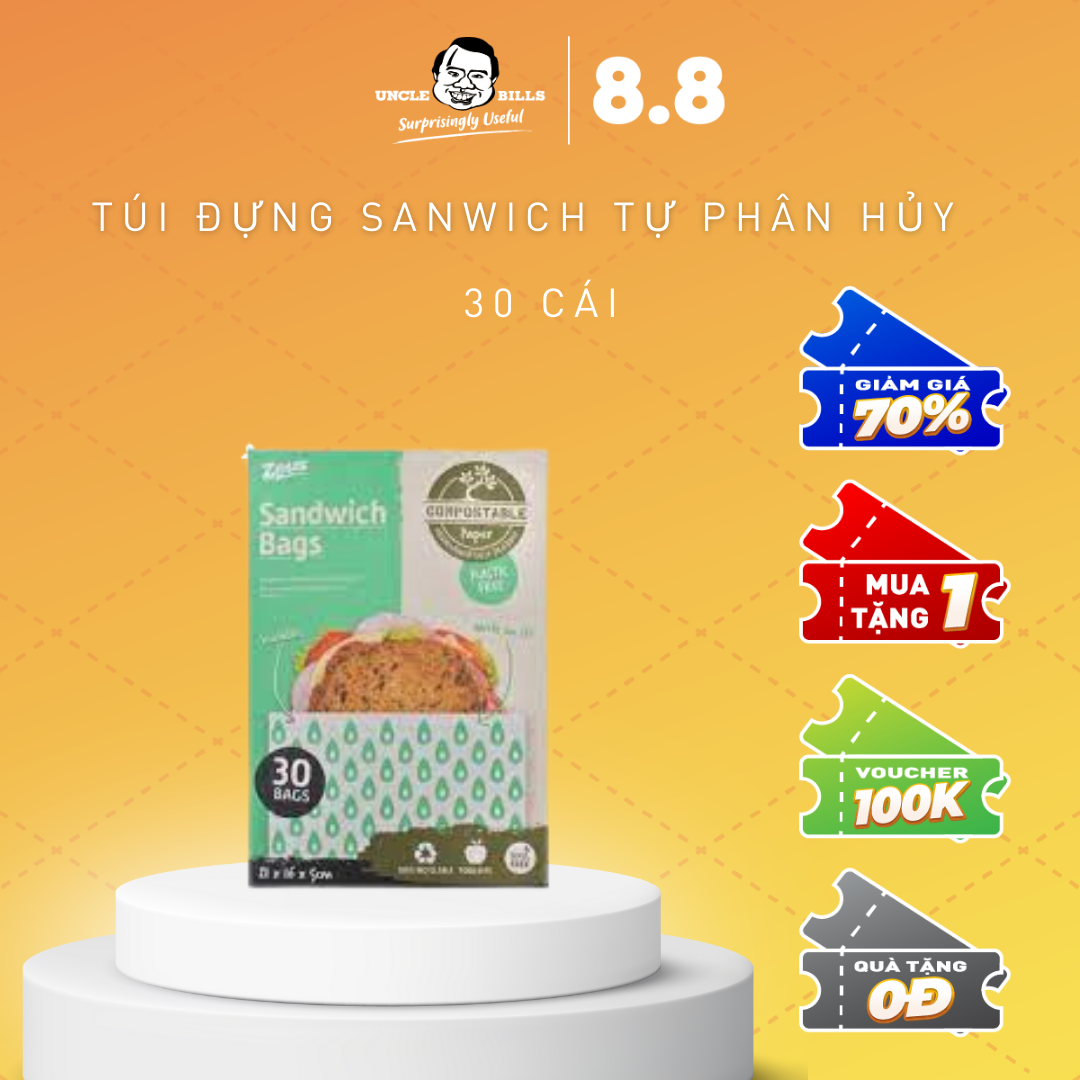 Túi bảo quản sandwich tự phân hủy UBL BC0559