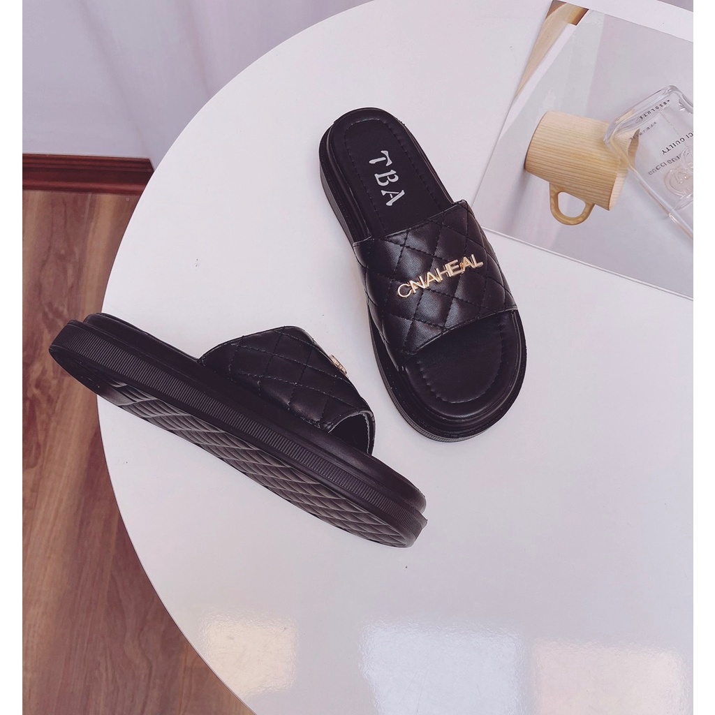 ◄✺☽  dép chanel dép đế cao nữ siêu êm siêu sang Hót Nhất 2021