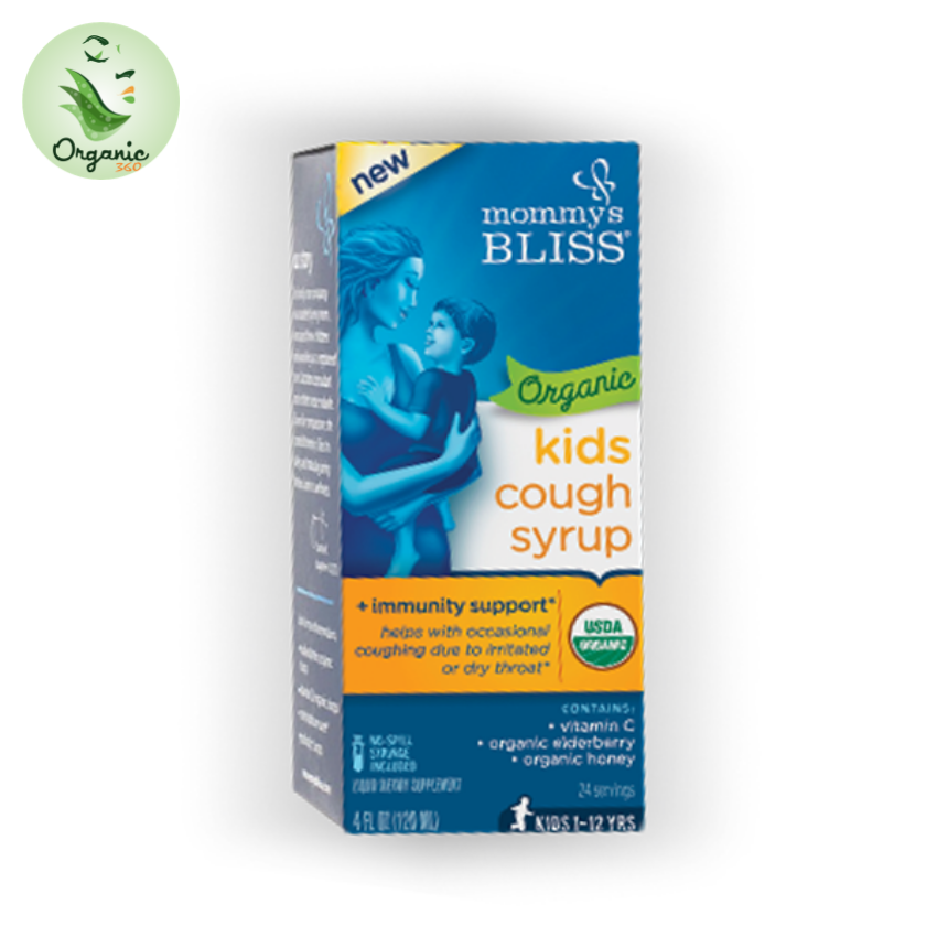 Siro giảm ho và tăng đề kháng hữu cơ Mommy Bliss 1y +
