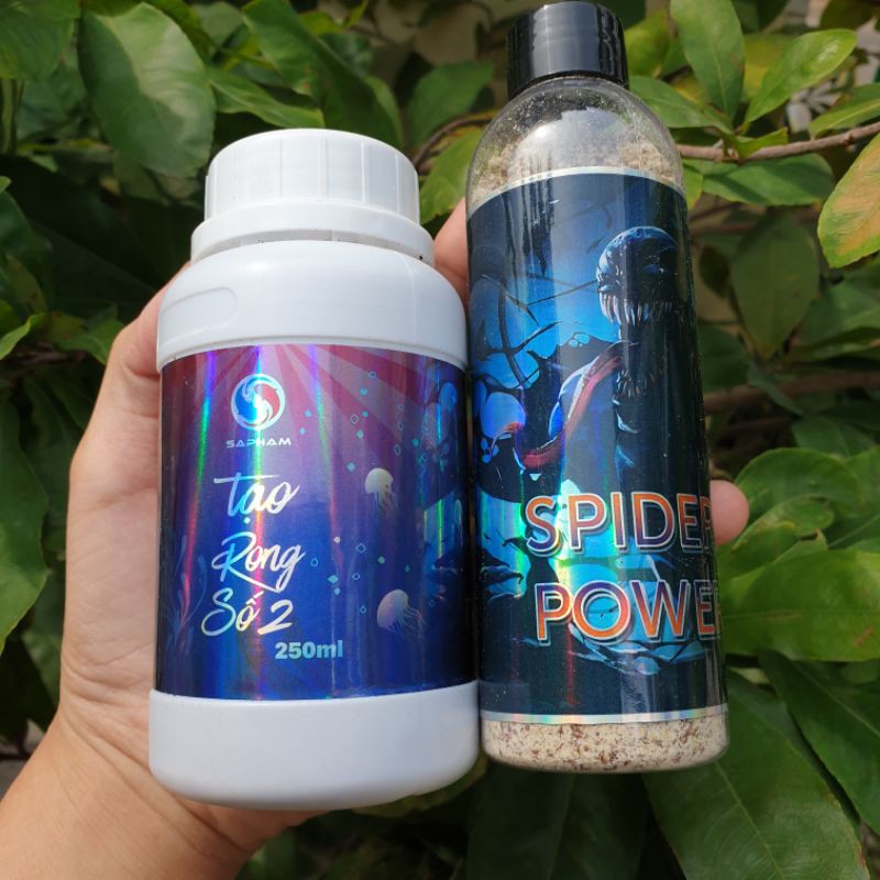 Combo 2 món gồm : 1 chai tơ nhện + 1 hũ tạo rong số 2 sa phạm