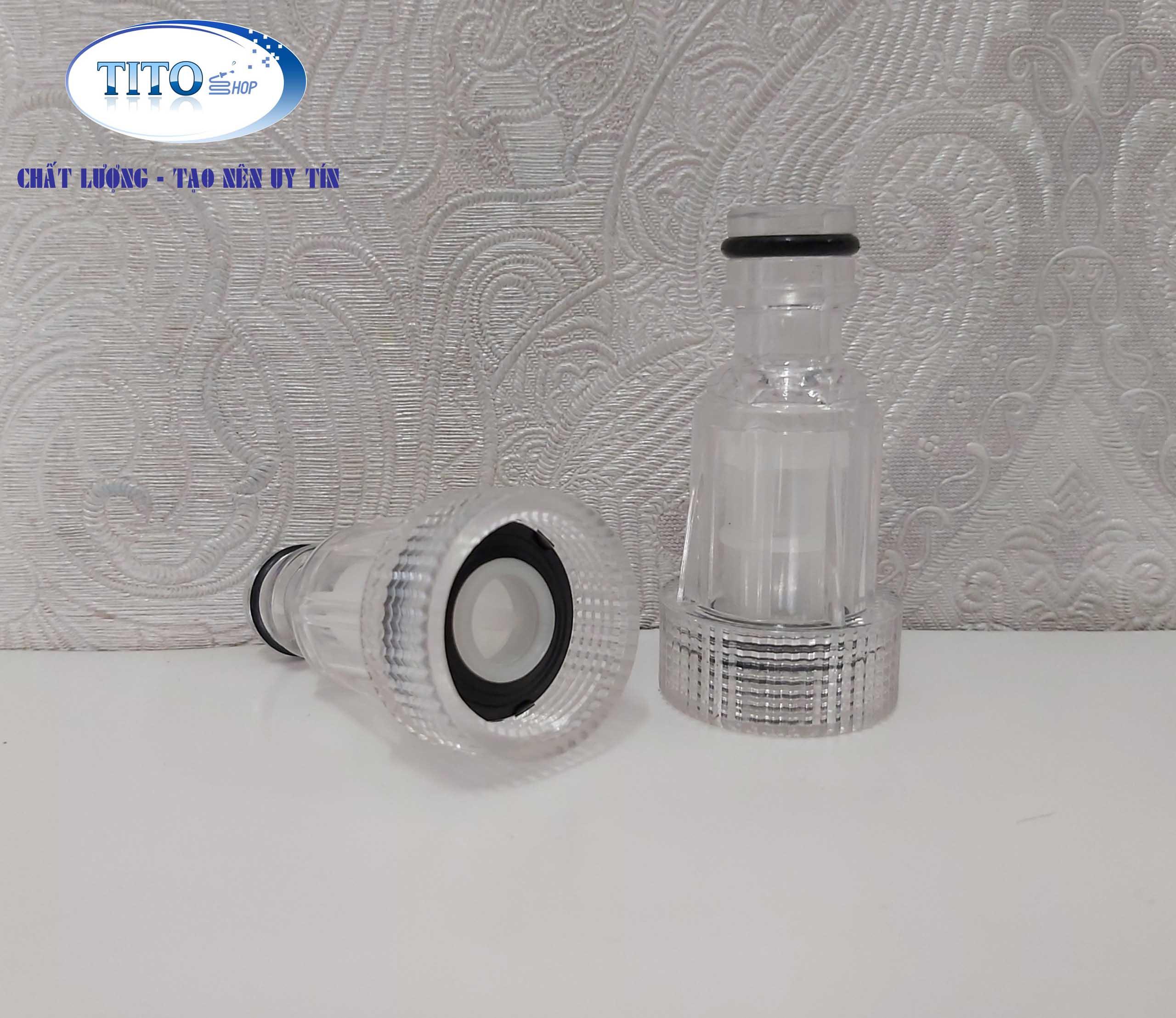 ĐẦU LỌC NƯỚC - CÚT LỌC NƯỚC NHỰA - PHỤ KIỆN MÁY XỊT RỬA XE CAO ÁP