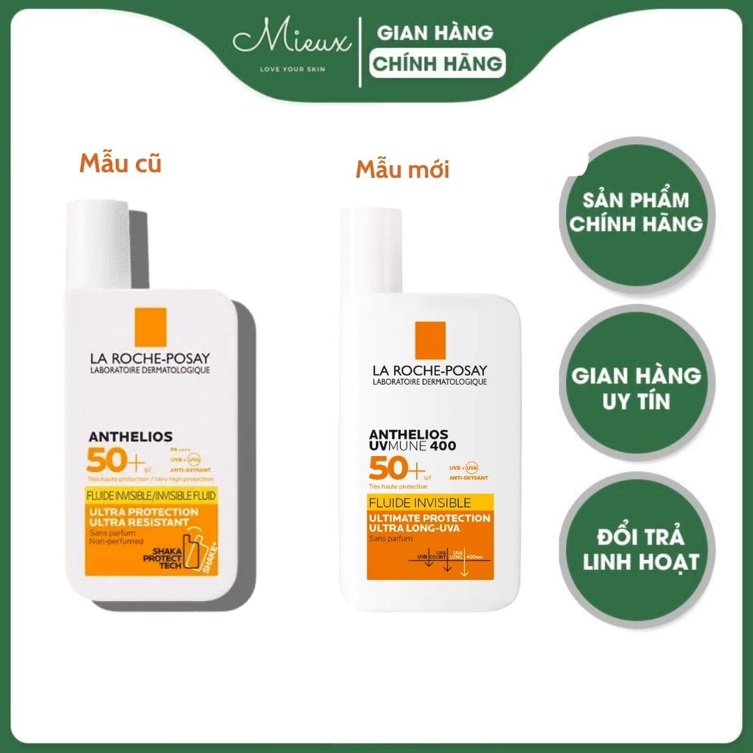 kem chống nắng la roche posay Shaka Fluide SPF 50+ 50ml kết cấu dạng sữa lỏng nhẹ thẩm thấu nhanh, không nhờn rít, không để lại vệt trắng - Mieux