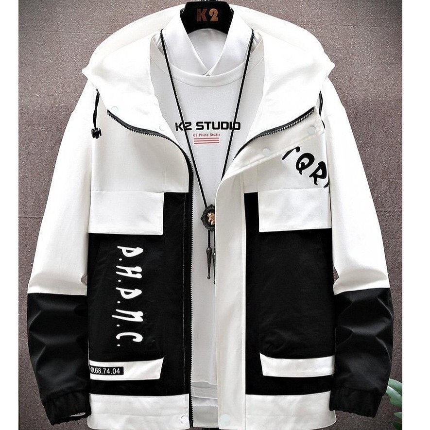 ÁO KHOÁC DÙ NAM PHỐI MÀU TÚI HỘP CHỐNG NẮNG - CHE MƯA - CẢN GIÓ CỰC  TỐT CHO AE THỜI TRANG NAM 1986