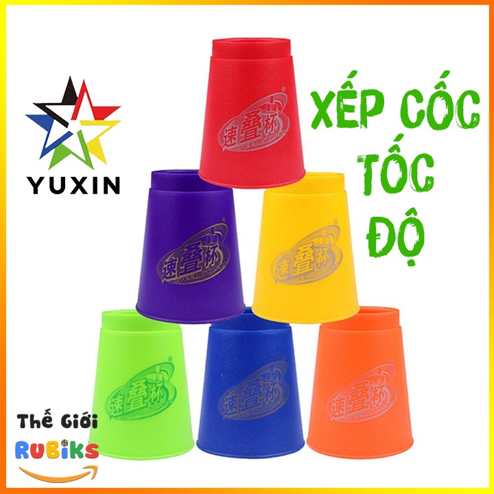 Bộ xếp cốc tốc độ yuxin sport cup speed stacking size đại