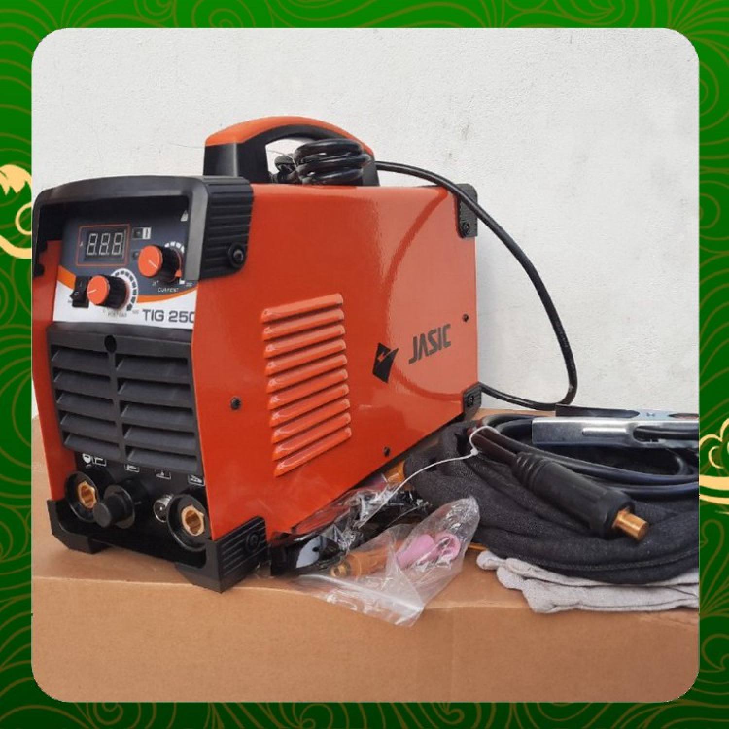 Máy hàn tig hàn điện tử mini jasic 2 chức năng 250 - hàn que 250-lõi đồng .