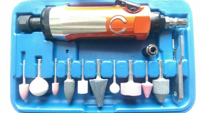 Máy mài hơi thẳng mài lỗ hơi khí nén 15 chi tiết