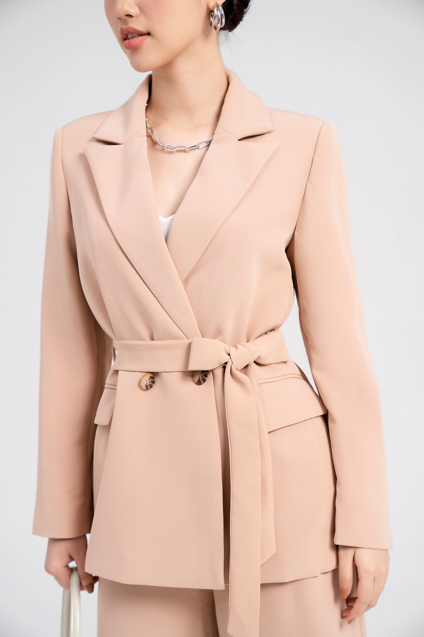 Áo vest nữ công sở tay dài eva de eva 20able031b