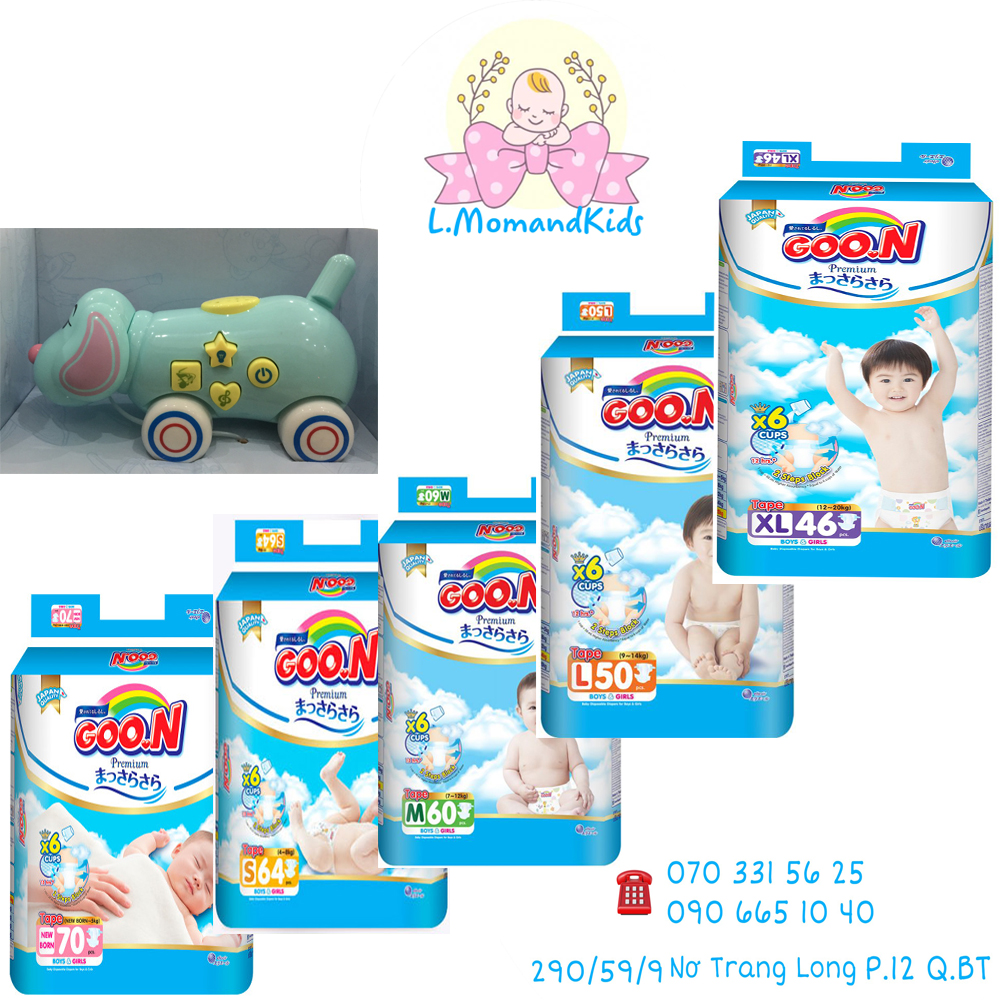 MUA 1 GÓI TÃ DÁN GOON PREMIUM, BẤT KỲ TẶNG  CHÚ CHÓ PHÁT NHẠC