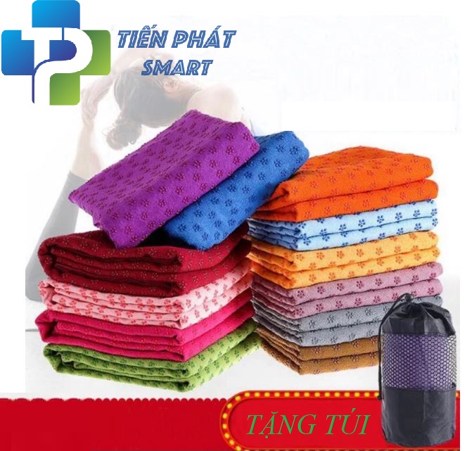 Khăn Yoga Chống Trượt ChânThảm Tập Thể Dục Mùi Không Thấm Hút Mồ Hôi Khăn Thảm Tập Yoga Cho Bài Tập Thể Dục Đào Tạo Pilates