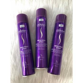 Gôm cứng tạo kiểu mega hold spray obsidian 300ml