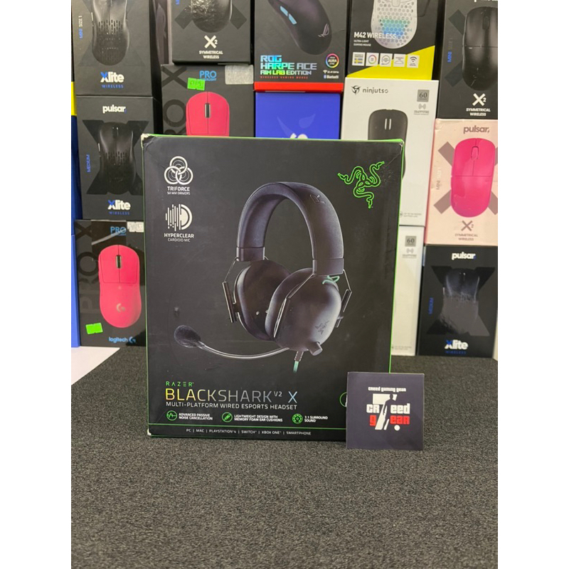 Tai nghe gaming razer blackshark v2 x hỗ trợ 7.1 surround sound chính hãng