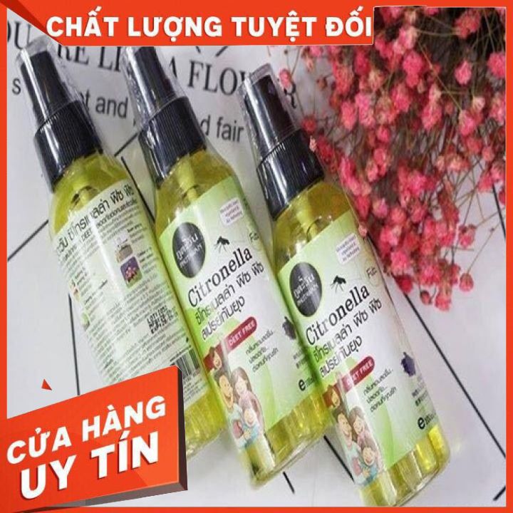 Xịt chống muỗi citronella thái lan 100ml + tặng phần quà 32k