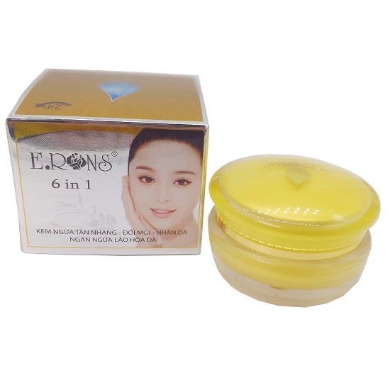 [HCM]??FREESHIP + MGG?? Kem Erons Ngừa Tàn Nhang - Đồi Mồi - Nhăn Da - Ngăn Ngừa Lão Hóa Da 6 in 1 (15g) - CHÍNH HÃNG 100% - AN TOÀN - HIỆU QUẢ - KHÔNG GÂY KÍCH ỨNG DA
