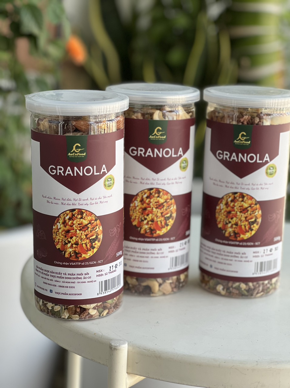 Ngũ cốc Granola Aucofood siêu hạt ăn kiêng mix 11 loại hạt ít yến mạch