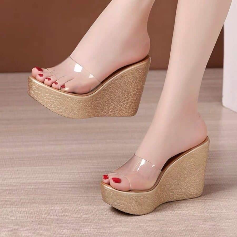 Dép xuồng quai trong đế vân hoa