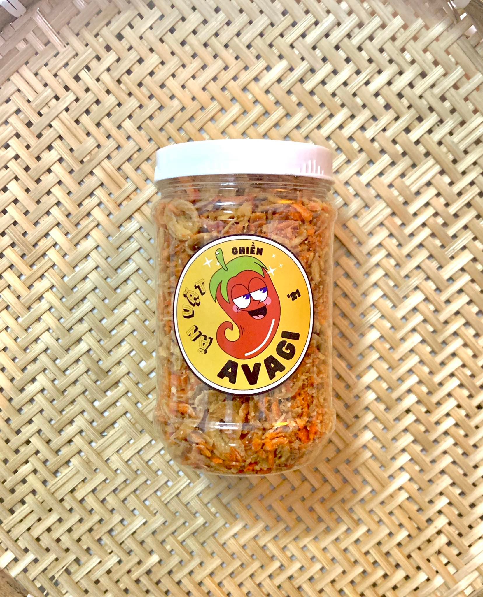 200g ruốc hành phi loại ngon nhà avagi