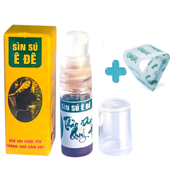 Bao cao su Tâm Thiện Chí TẶNG Chai xịt XIN SÌN kéo dài cho nam (3 ml)