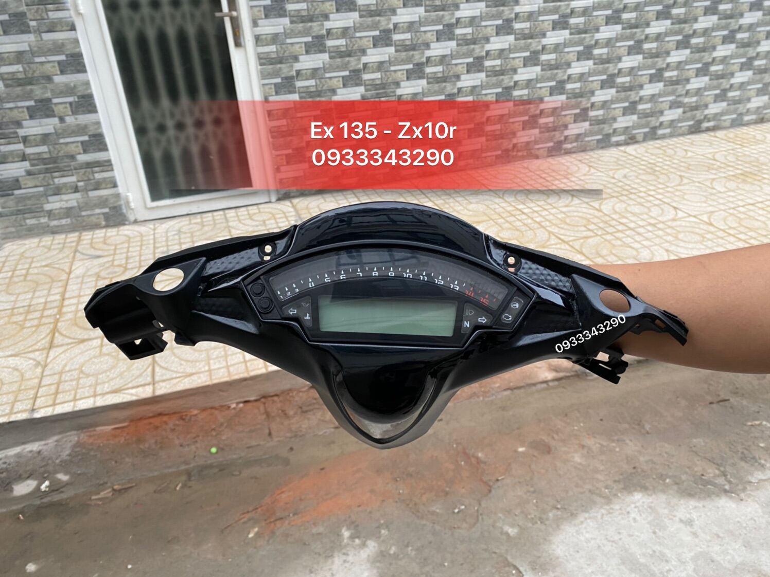 Giảm giá Trọn bộ bợ cổ ex 135 - chế đồng hồ zx10r - Mua