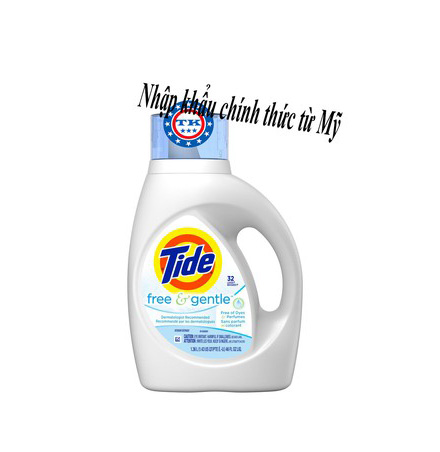   HCM Nước Giặt Tide free & gentle 1.36l - Mỹ 