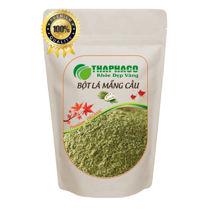 Bột lá mẵng cầu 100g uống làm đẹp dưỡng da thaphaco
