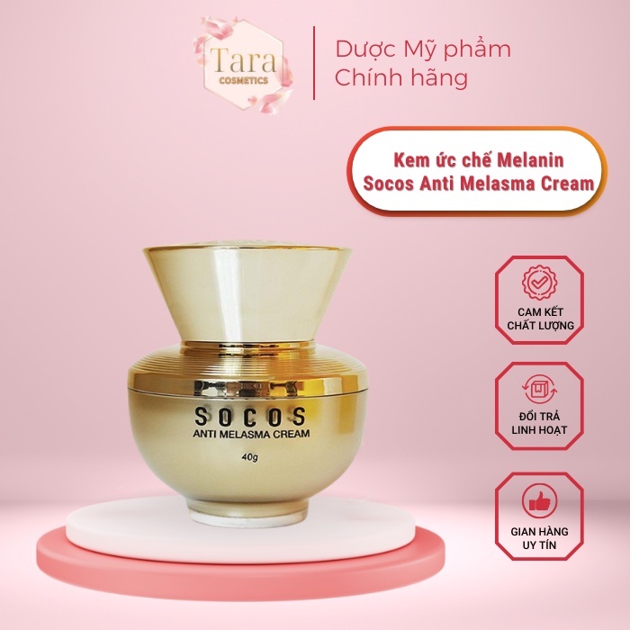 Kem ức chế melanin socos anti melasma cream 40g