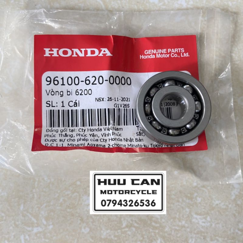 VÒNG BI BẠC ĐẠN HONDA 6200 DÀNH CHO CÁC DÒNG XE