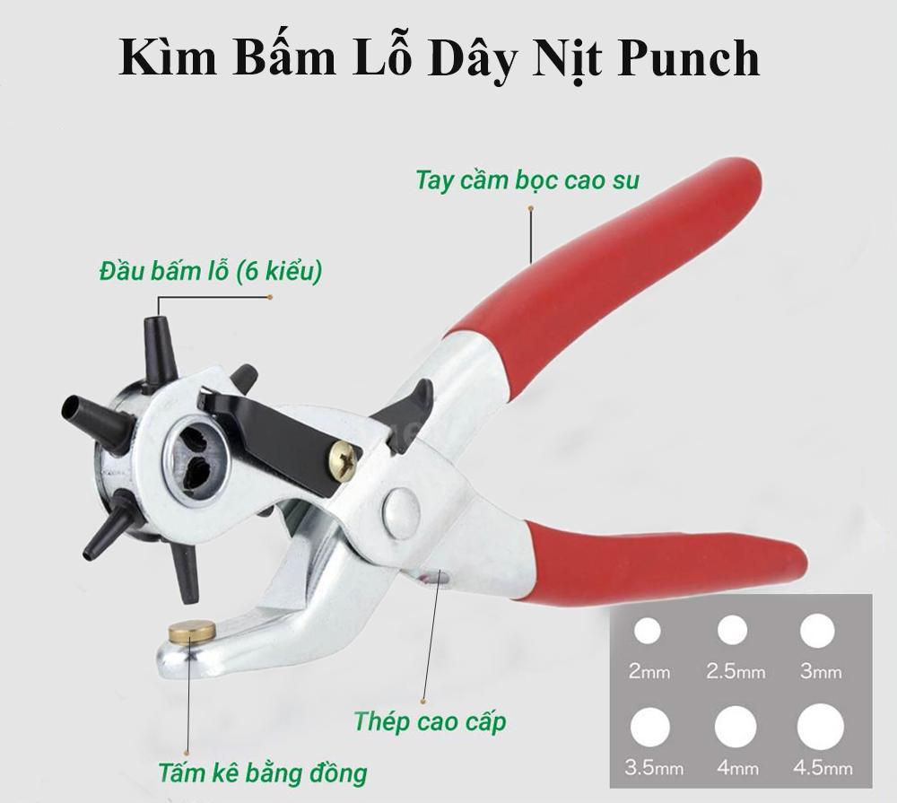 dụng cụ bấm lỗ kìm bấm lỗ dây nịch với nhiều kích cỡ tiện lợi,bấm lỗ dây nịch da cá sấu cao cấp,dây nịch chuyên dụng,kìm bấm lỗ giấy lỗ nhựa nhiều kích cỡ