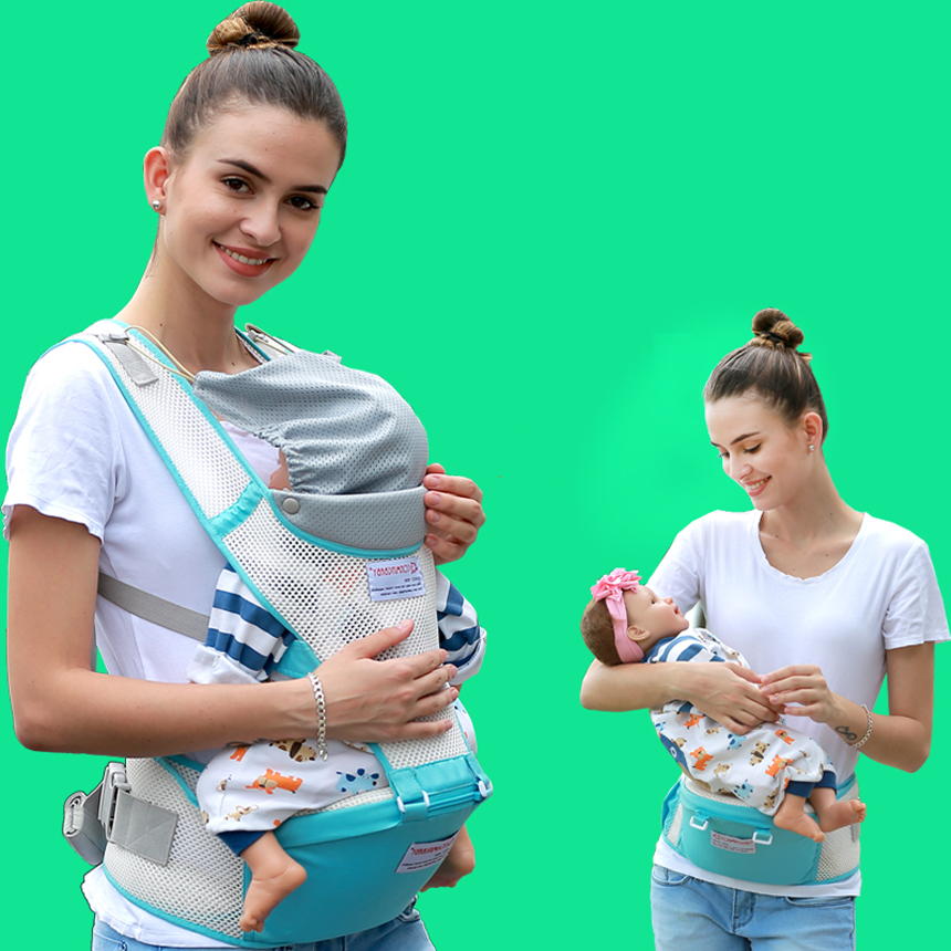 Địu bế em bé, đai địu cho mẹ và bé, địu ngồi, địu cõng em bé trên lưng, vải mềm mại, địu ngồi thần thánh gọn nhẹ cao cấp loại xịn