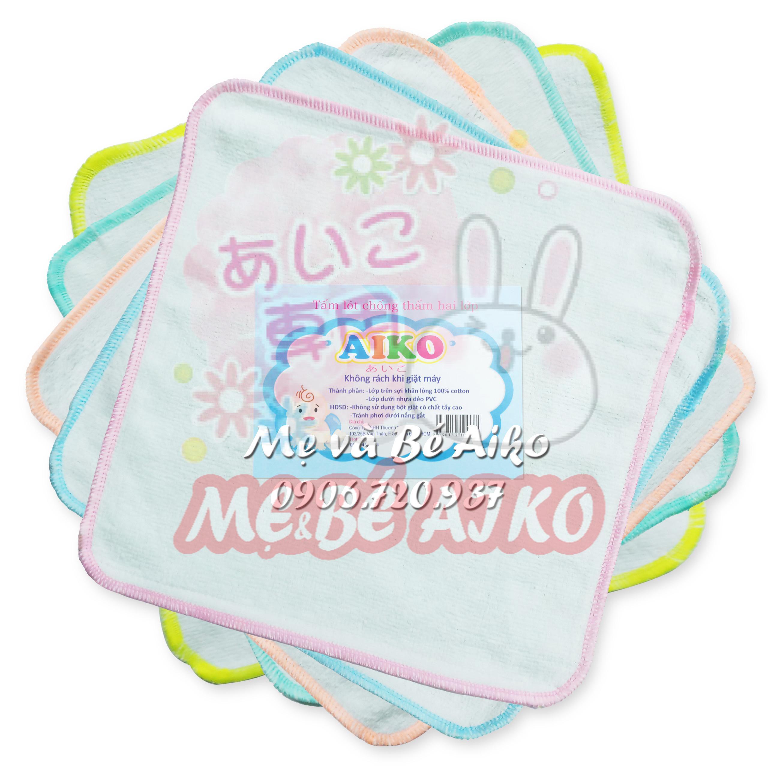 Tấm lót giặt máy cao cấp aiko cho bé 8 cái/túi