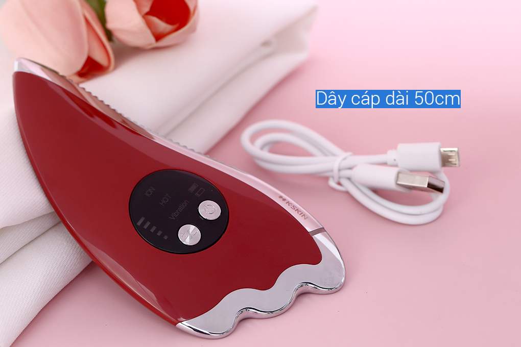 Máy massage mặt hyuin kd7 màu đỏ