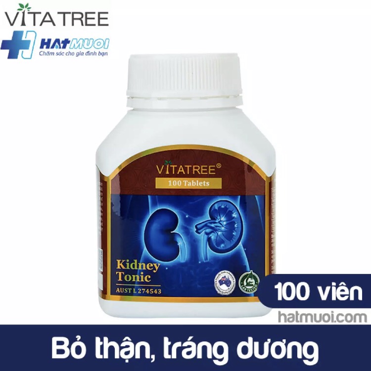 [HCM]Vitatree Kidney Tonic – Viên bổ thận Úc tăng cường chức năng thận giảm nguy cơ gây suy thận mạn