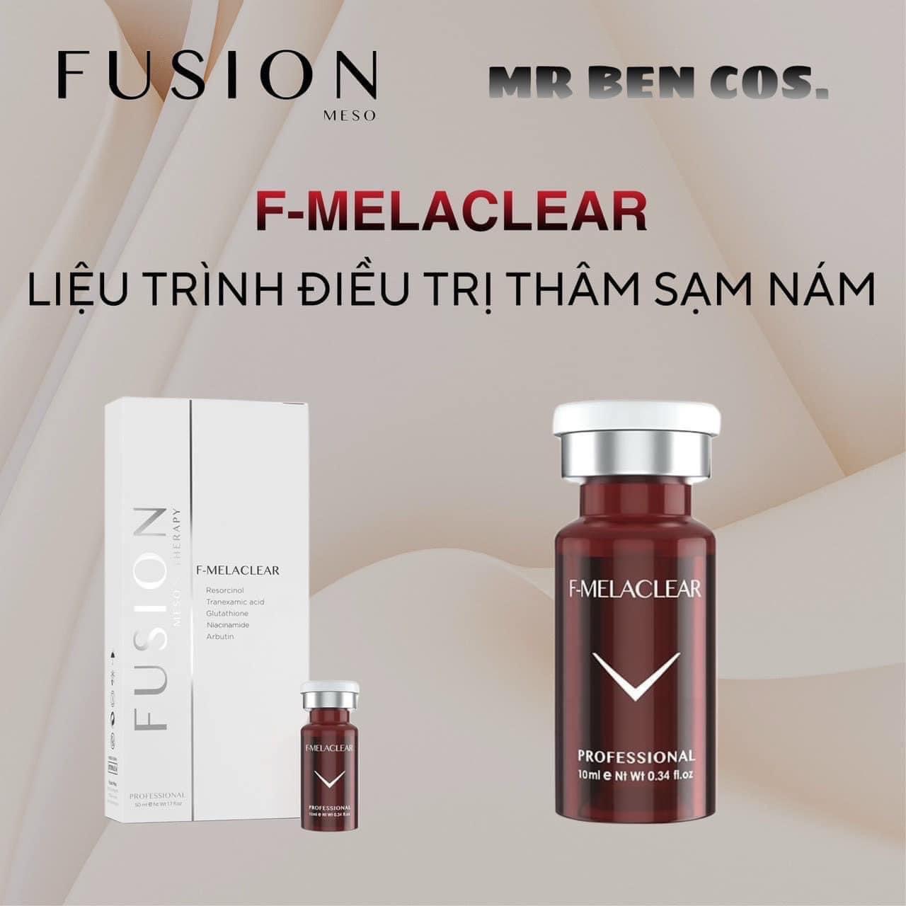 TINH CHẤT FUSION 𝗙-𝗠𝗘𝗟𝗔𝗖𝗟𝗘𝗔𝗥 (cải thiện sạm nám trắng da )