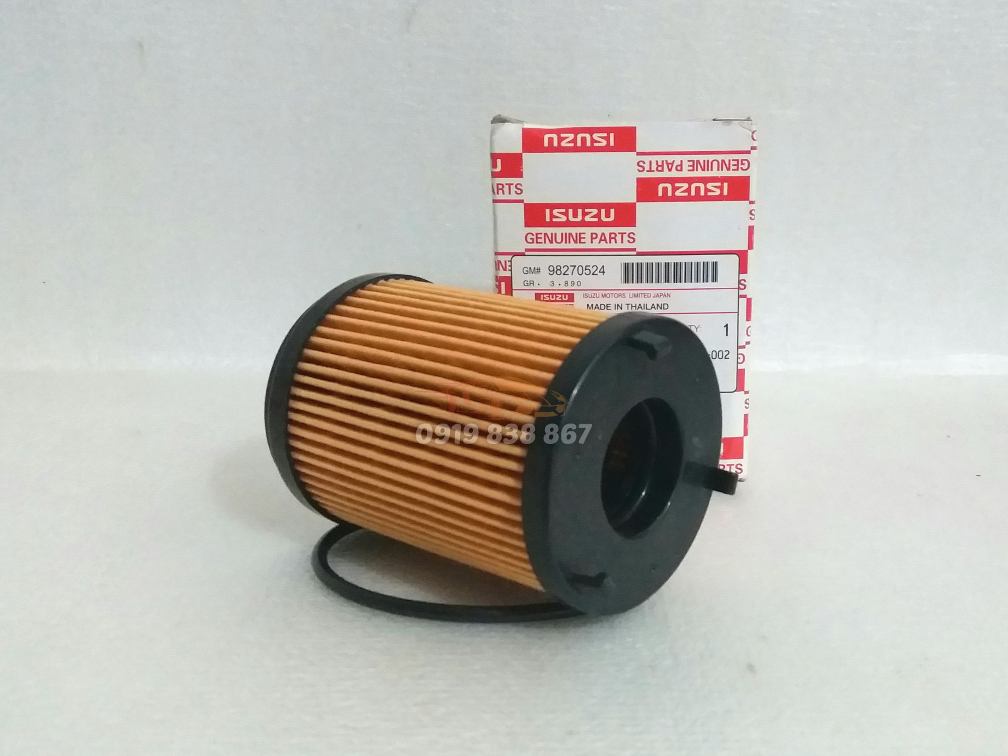 Lọc nhớt isuzu mu-x 2018 8-98270524-0