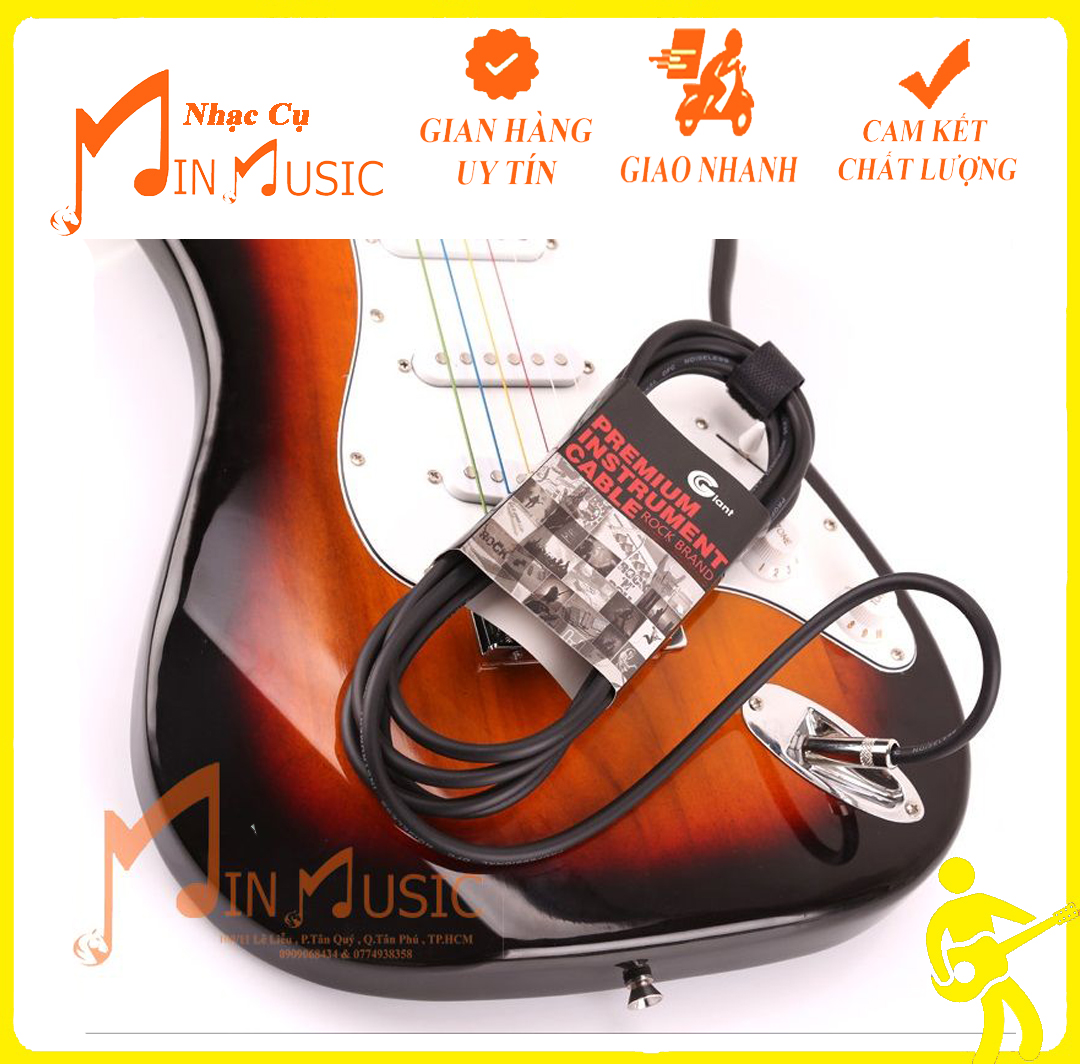 Dây line Giant 5m Kết Nối Guitar Và Ampli | Hàng Chống Nhiễu
