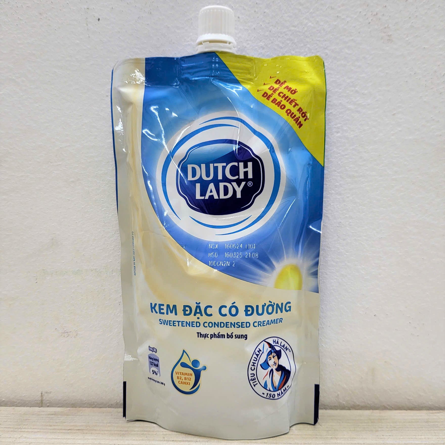 Túi nhỏ (DUTCH LADY 280g) KEM ĐẶC CÓ ĐƯỜNG Cô Gái Hà Lan Sweetened Condensed Creamer
