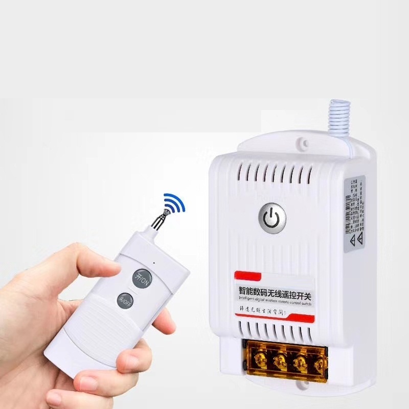 Công tắc điều khiển từ xa 1KM HONEST bật tắt thiết bị điện công suất lớn 30A/220V sử dụng sóng RF433Mhz 9220ZR thiết kế mới bền đẹp bảo hành uy tín 1 đổi 1