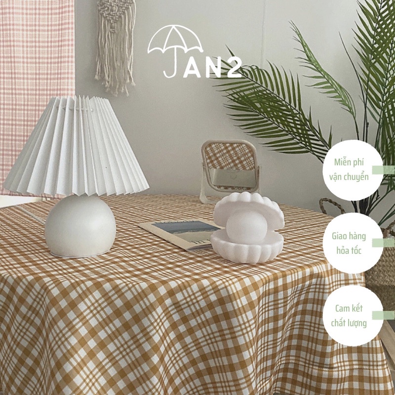 Khăn trải bàn caro vintage ~ khăn trải picnic | JAN2DECOR
