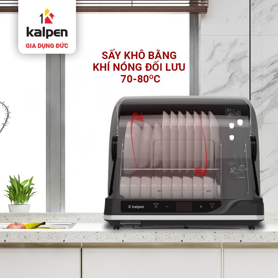 Máy Sấy Bát Diệt Khuẩn UV Kalpen DD99, Dung tích 58L, bảo hành 12 tháng