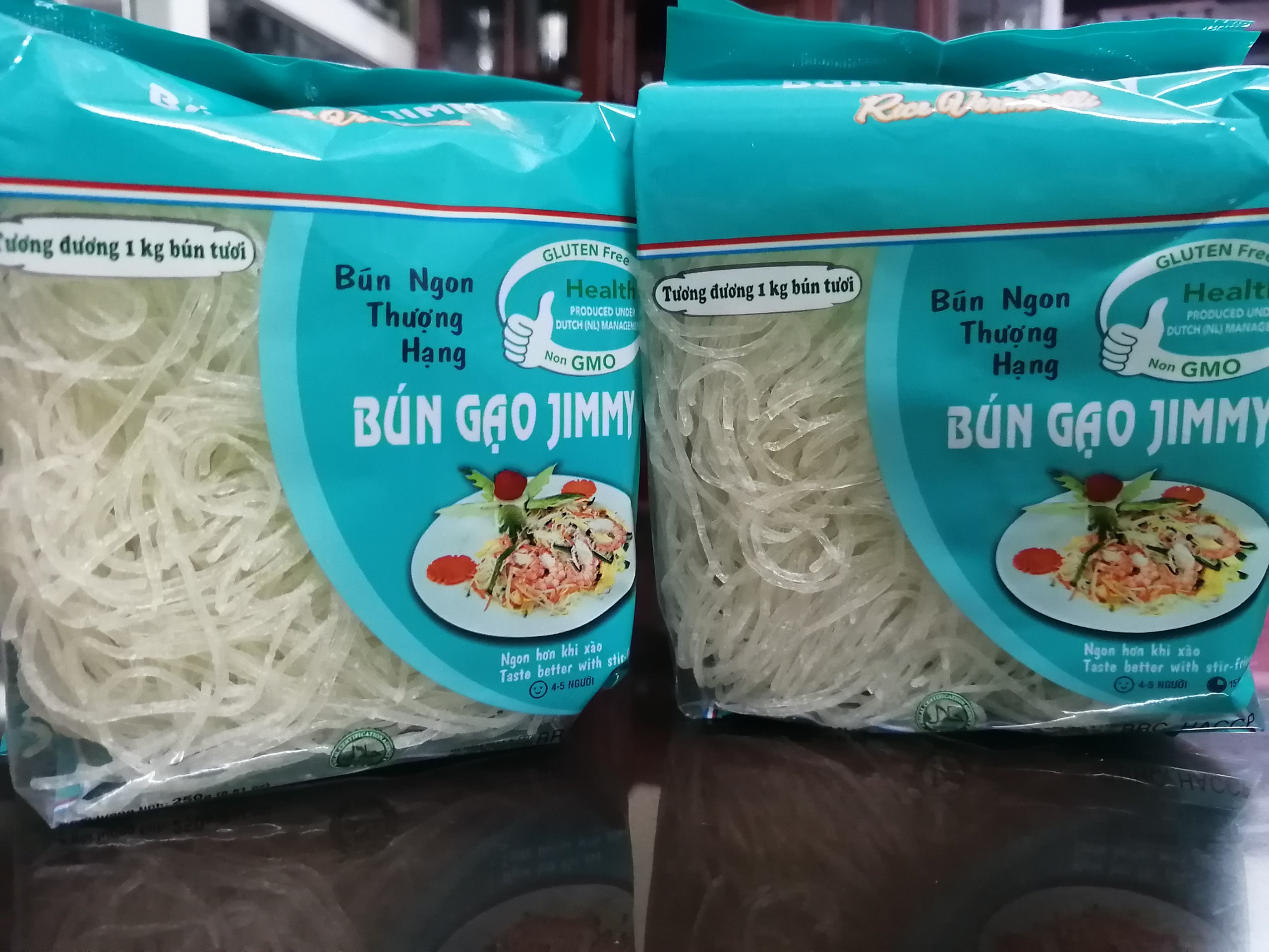 HCM Bún Gạo JIMMY 250g - 1 Thùng 16 Gói - Hàng Xuất Khẩu Châu Âu