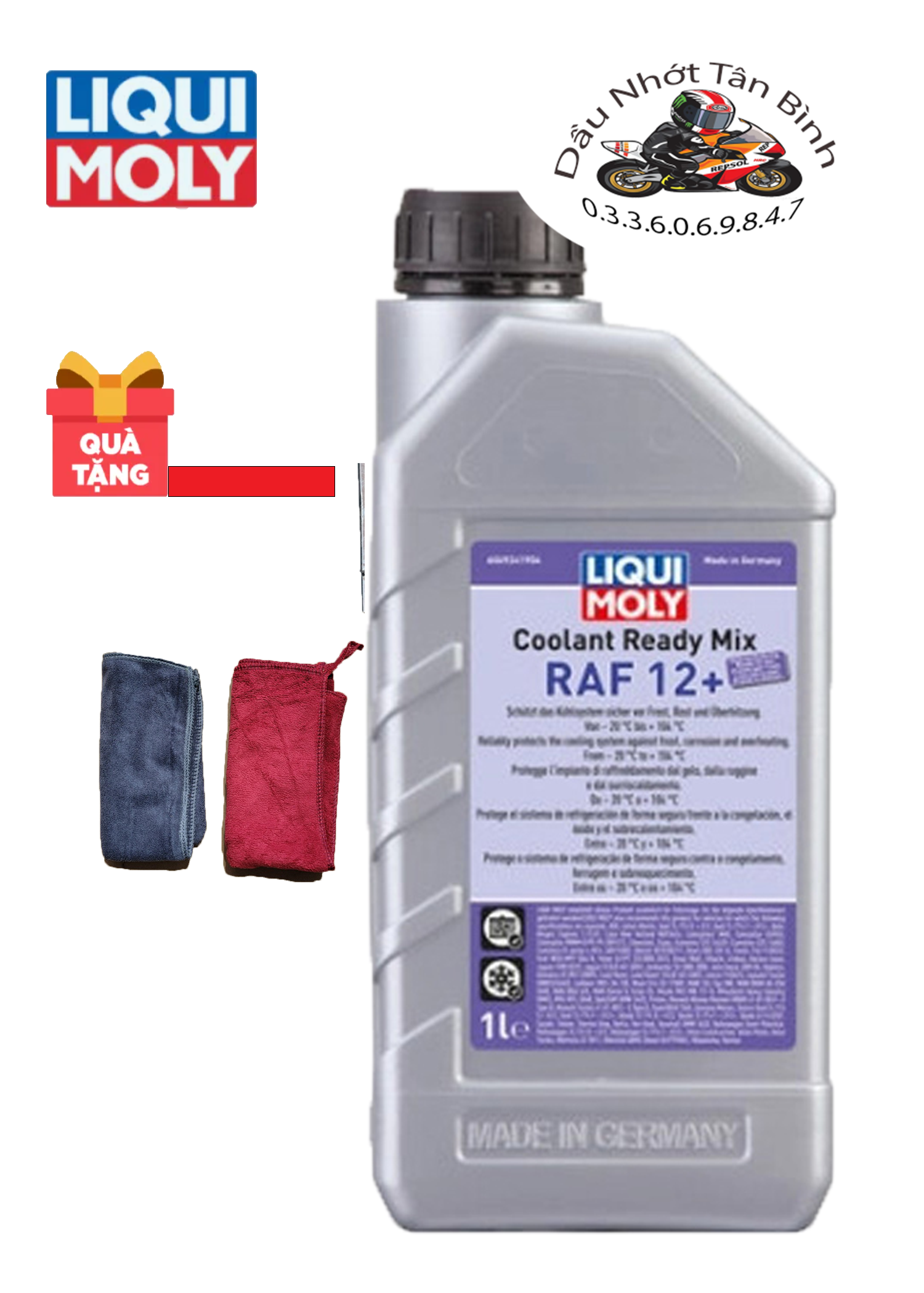 Nước làm mát LIQUI MOLY đỏ 6924 1 Lít - Nhập khẩu Đức