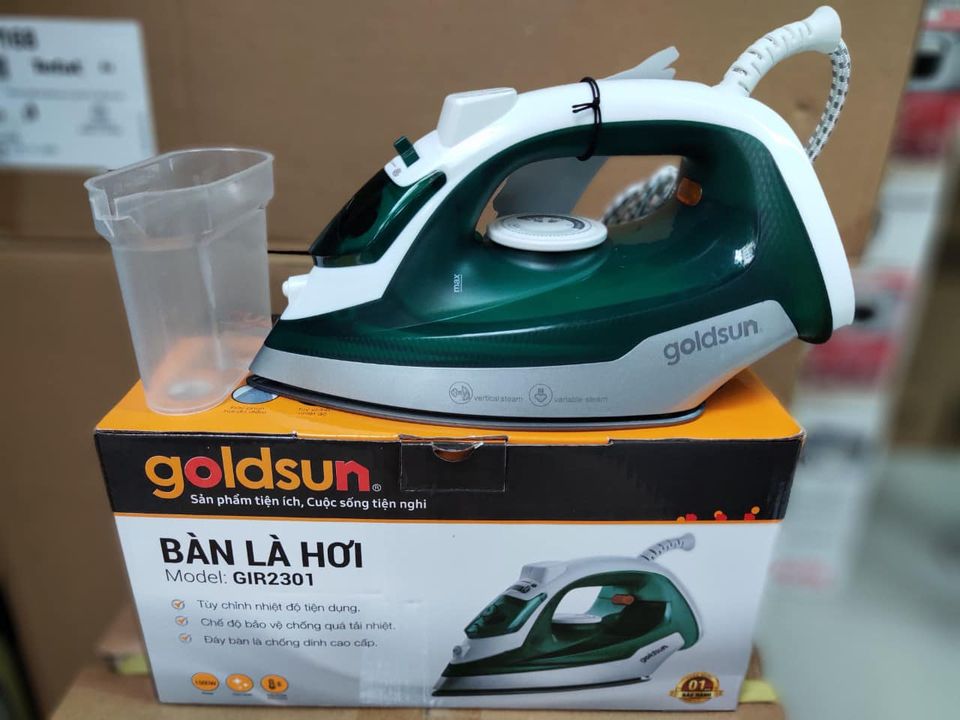 Bàn là hơi goldsun gir2301 - hàng chính hãng bảo hành 24 tháng