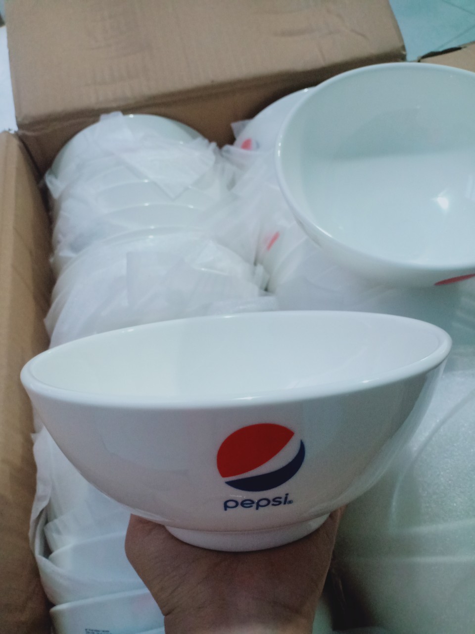 Bộ 2 Bát Tô Sứ Trắng - Quà Tặng Pepsi