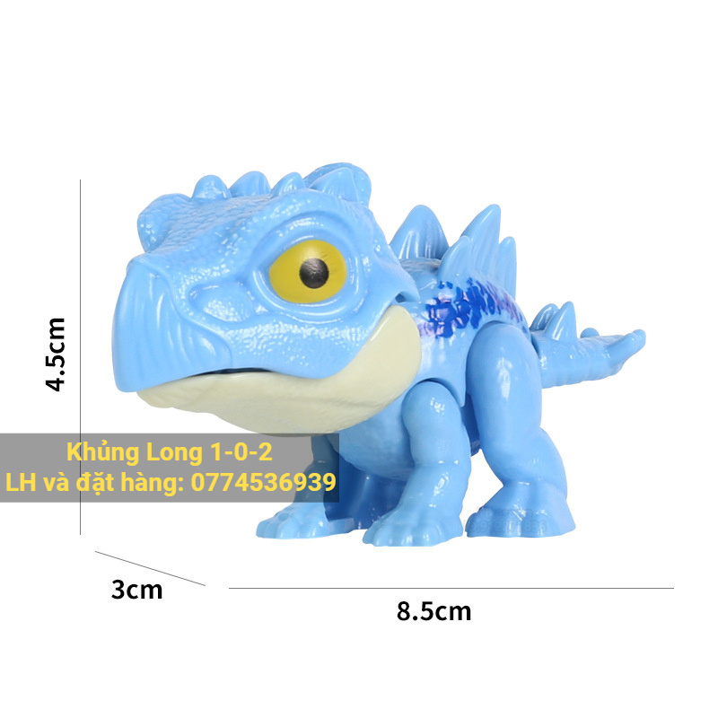 Khủng Long Cắn Ngón Tay Trọn Bộ 43 Mẫu Mô Hình Bằng Nhựa Hàm Có Lò Xo Vui Nhộn