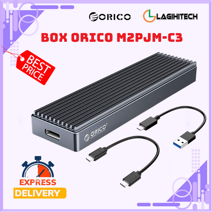 Box orico m2pjm-c3 ssd m2 nvme , sata to type c - hàng chính hãng