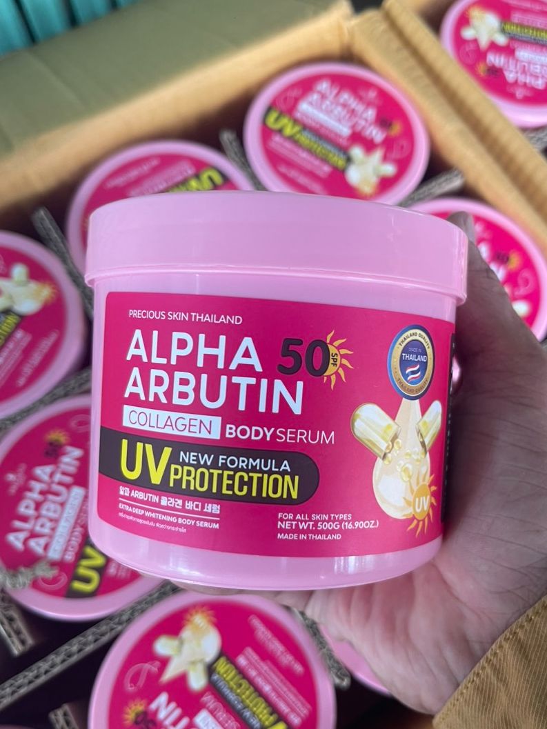 Kem Serum Alpha Arbutin Body Dưỡng Trắng Da Chống Nắng 500g