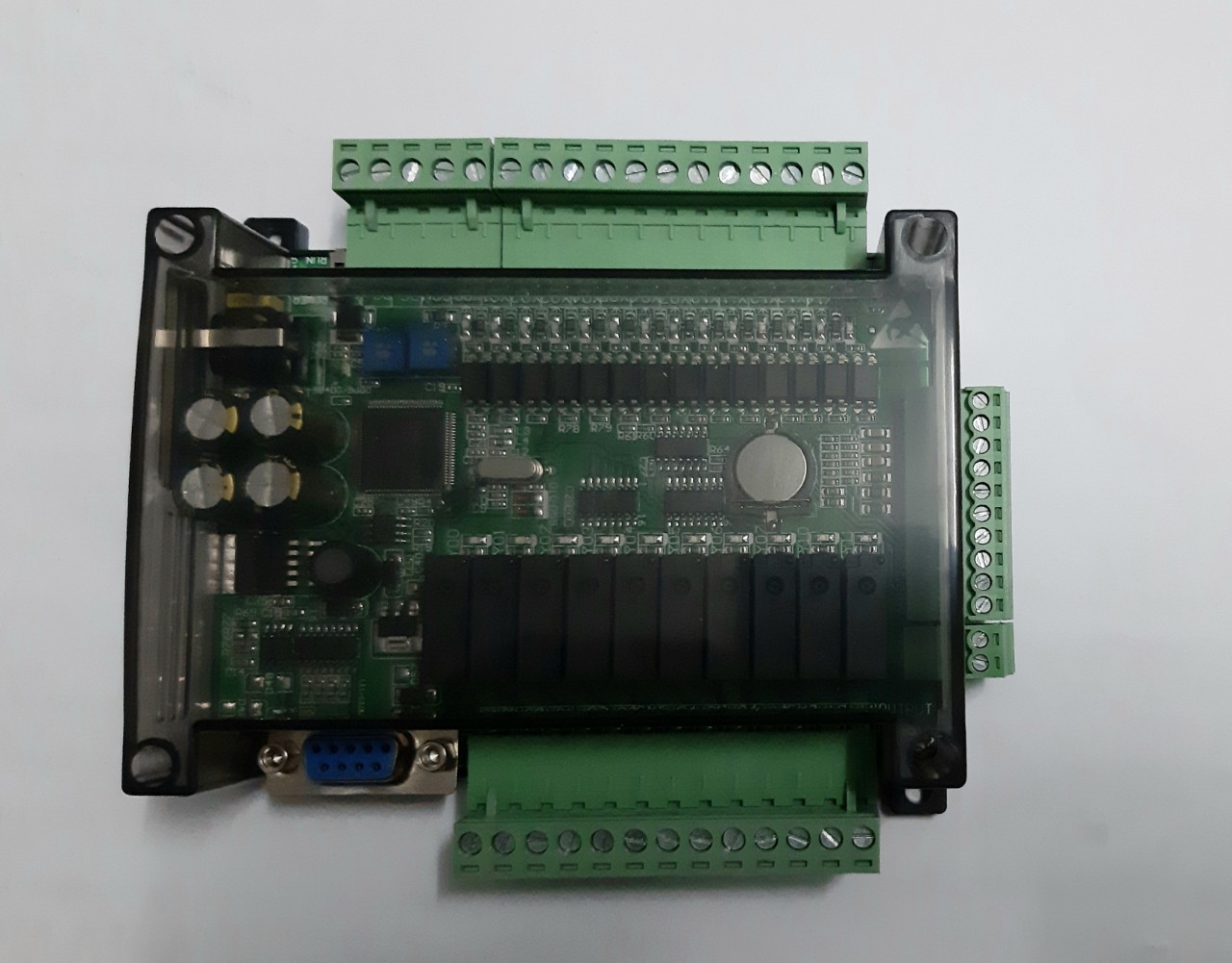Plc board fx3u-24mr 6ad 2da – có pin rs485