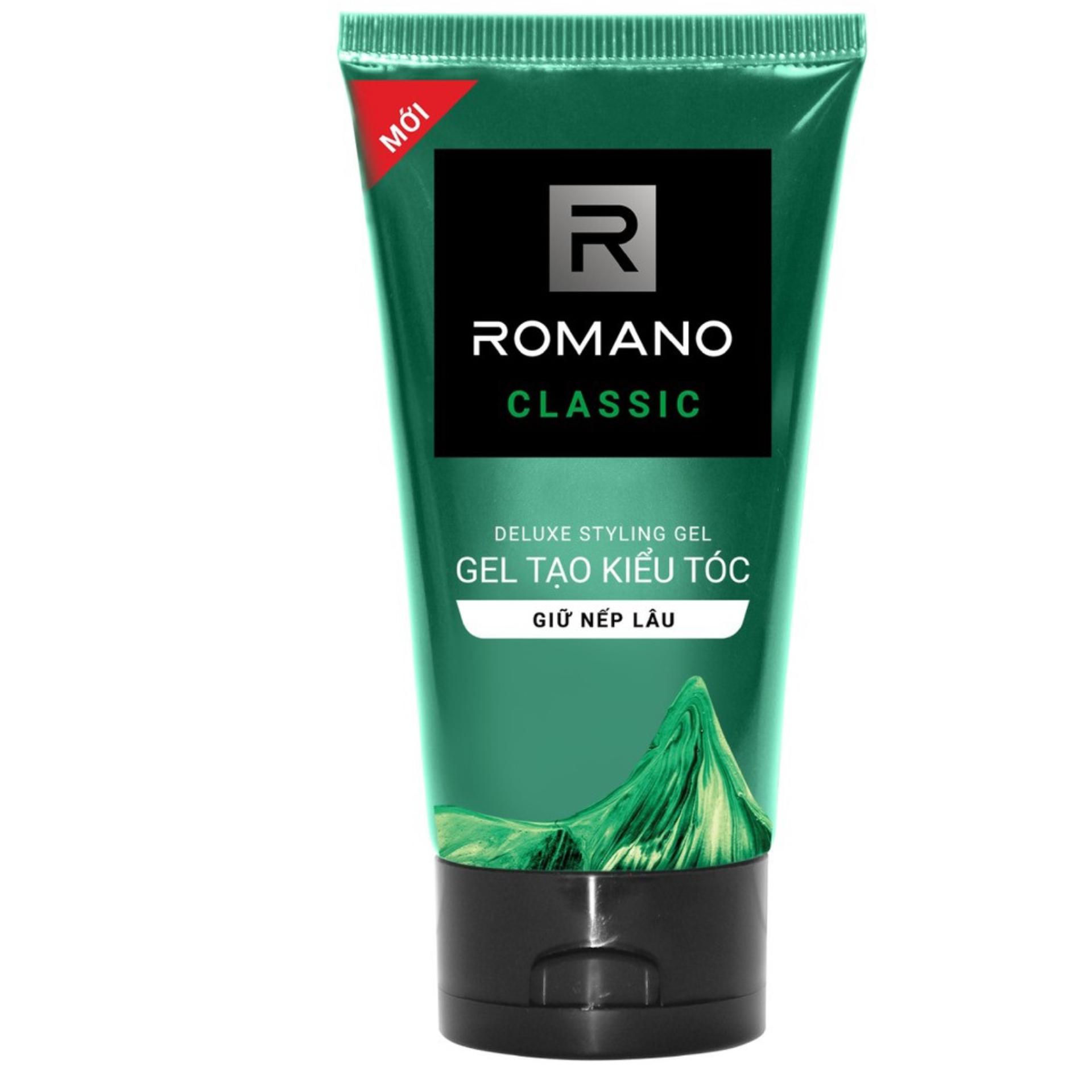 Gel tạo kiểu tóc giữ nếp Romano 150 g