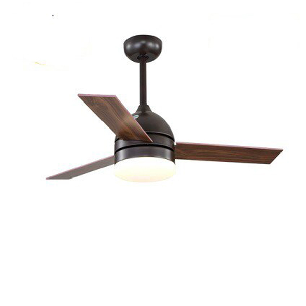 Quạt trần Đèn Phong Cách Bắc Âu QX1343 - Quạt Đèn trần thiết kế Hiện Đại 3 Cánh gỗ, Phòng khách, Phòng ngủ, Nhà Bếp