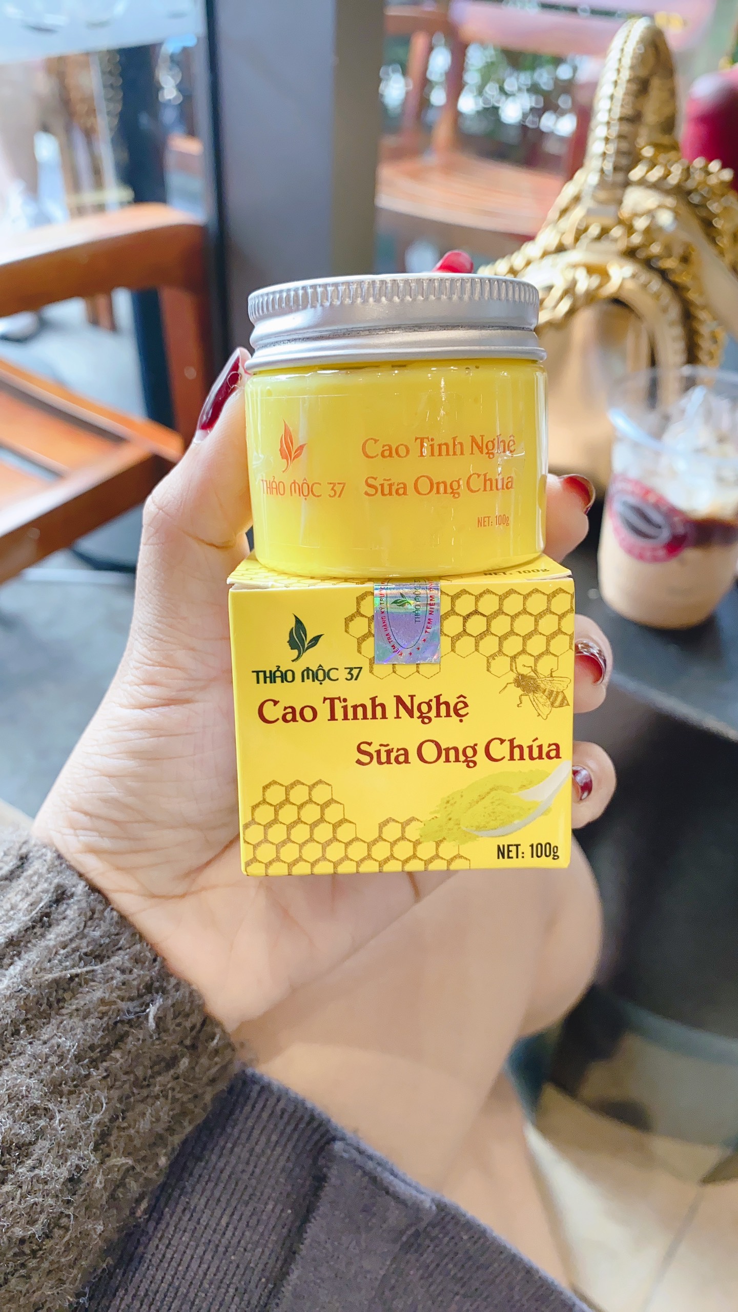 3 hộp cao nghệ sữa ong chúa thảo mộc 37